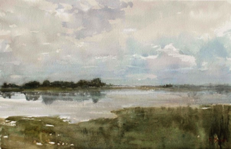 Landscape near Blythborough
Suffolk
13" x 20" (33 x 50 cms)